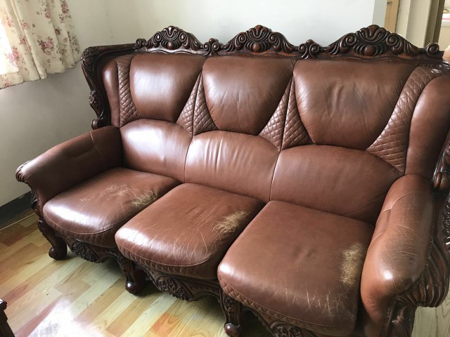 牛皮沙发翻新